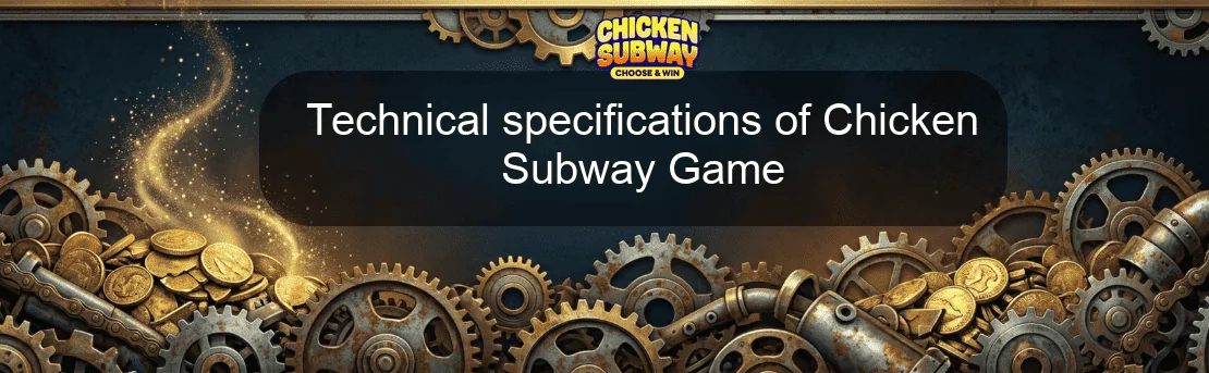 Technical specifications of Chicken Subway Game Technical specifications of Chicken Subway Game