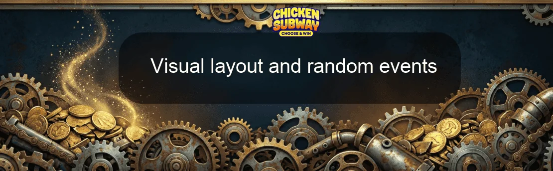 Visual layout and random events Visual layout and random events
